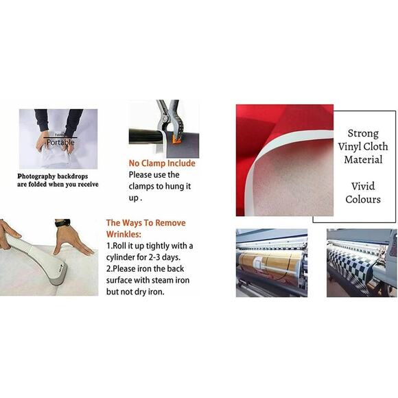 7 FT x 5 FT Backdrop Lt. Brown Aged Planks Seamless Vintage/Rustic Background - Picture 5 of 5